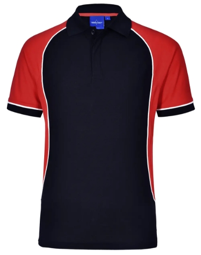 Picture of Winning Spirit, Kids TrueDry Tri-Colour S/S Pique Polo